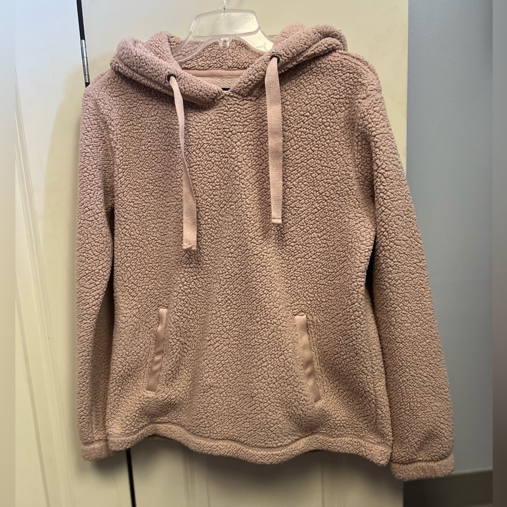 🚨CLEARANCE 0124-30 ABERCOMBIE & Fitch sherpa fleece hoodie XS